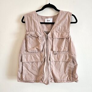 ARITZIA TNA I M Utility Vest I pale pink beige